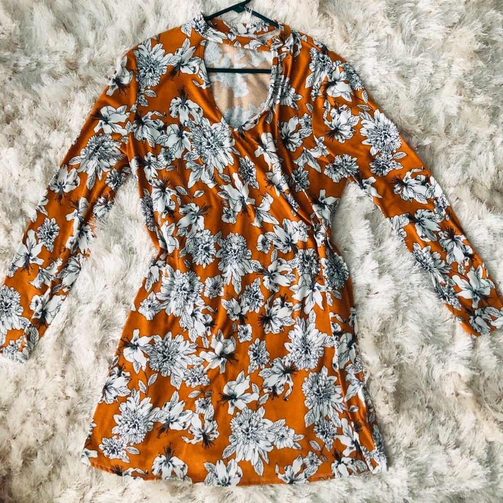 Love, Fire Floral Dress